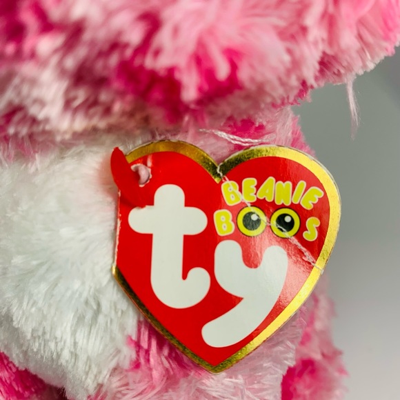 Ty Beanie Boos Sugar Pie Pink Valentine Unicorn Plush 9” Stuffed Animal Toy - Picture 6 of 10